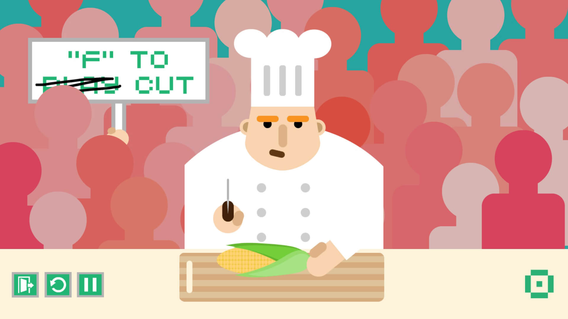 Скриншот из игры Don't cut your hand - 2