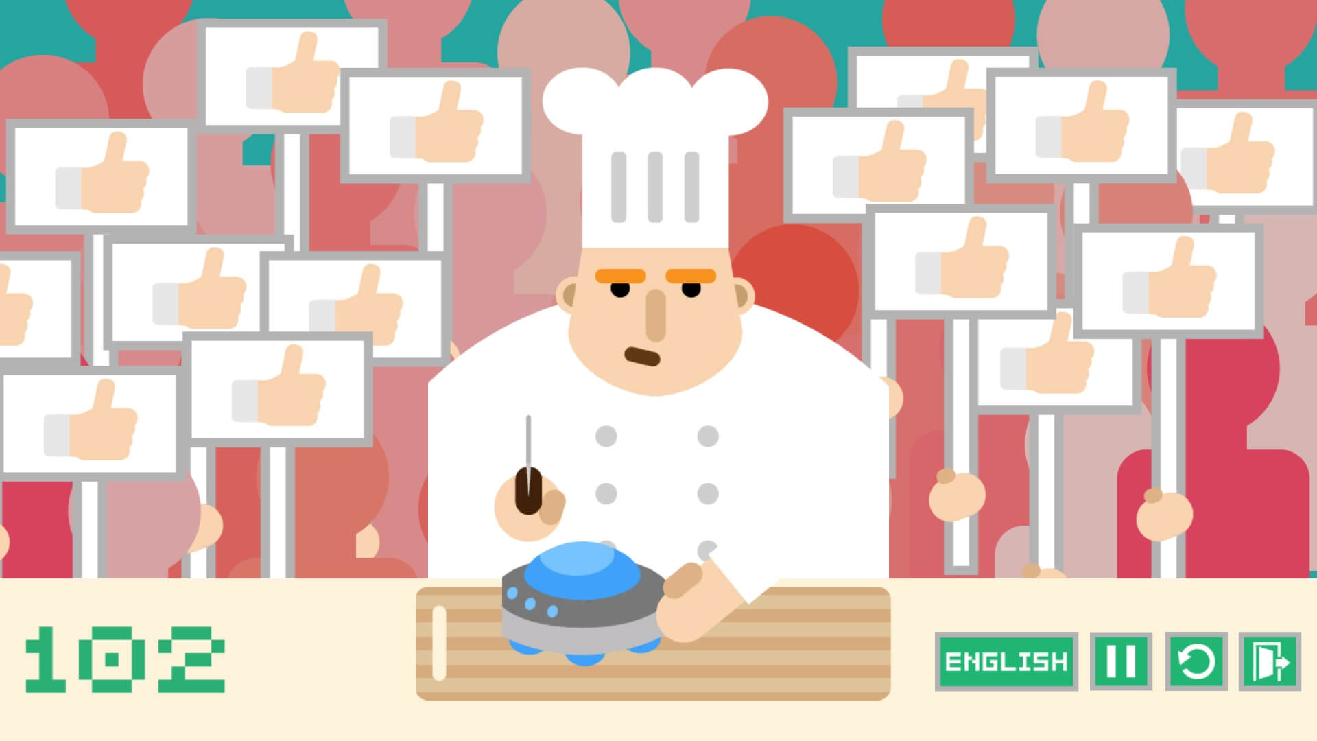 Скриншот из игры Don't cut your hand - 5