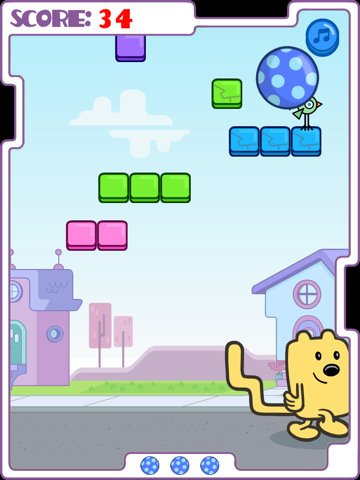 Скриншот из игры Wubbzy's Kickety-Kick Ball Bounce Out - 3