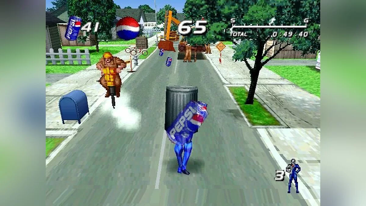 Скриншот из игры Pepsiman - 12