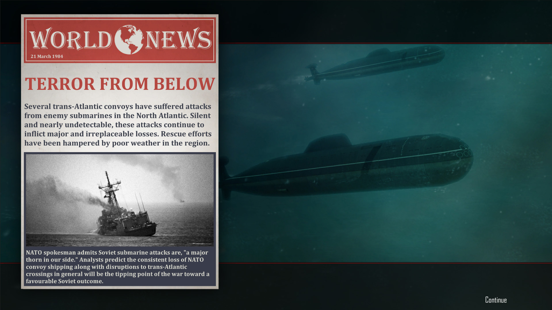 Скриншот из игры Cold Waters - 18