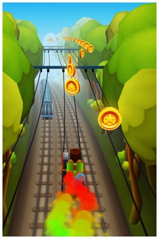 Скриншот из игры Subway Surfers - 2
