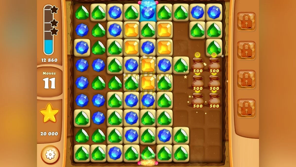 Скриншот из игры Diamond Digger Saga - 2