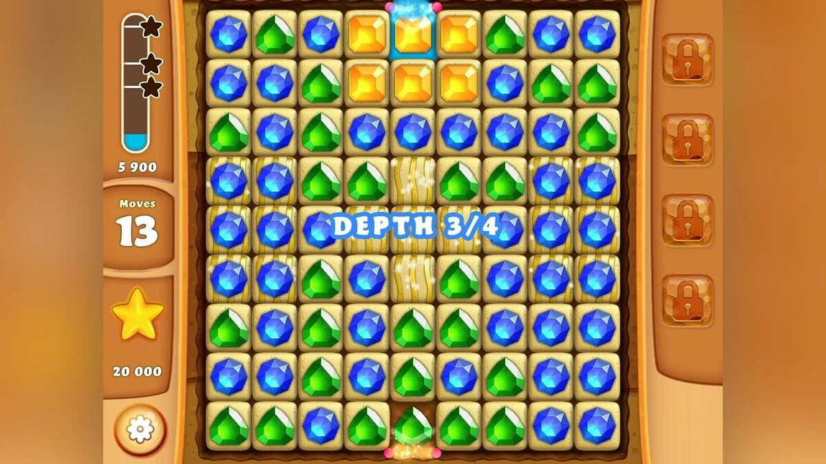 Скриншот из игры Diamond Digger Saga - 11