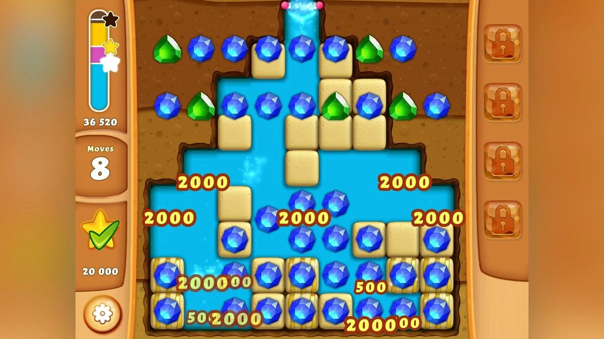 Скриншот из игры Diamond Digger Saga - 6