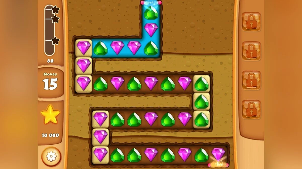 Скриншот из игры Diamond Digger Saga - 13