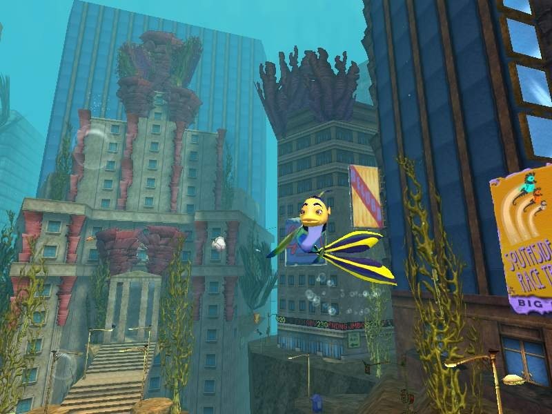 Скриншот из игры DreamWorks' Shark Tale - 1