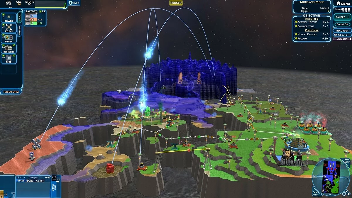 Скриншот из игры Creeper World 4 - 13