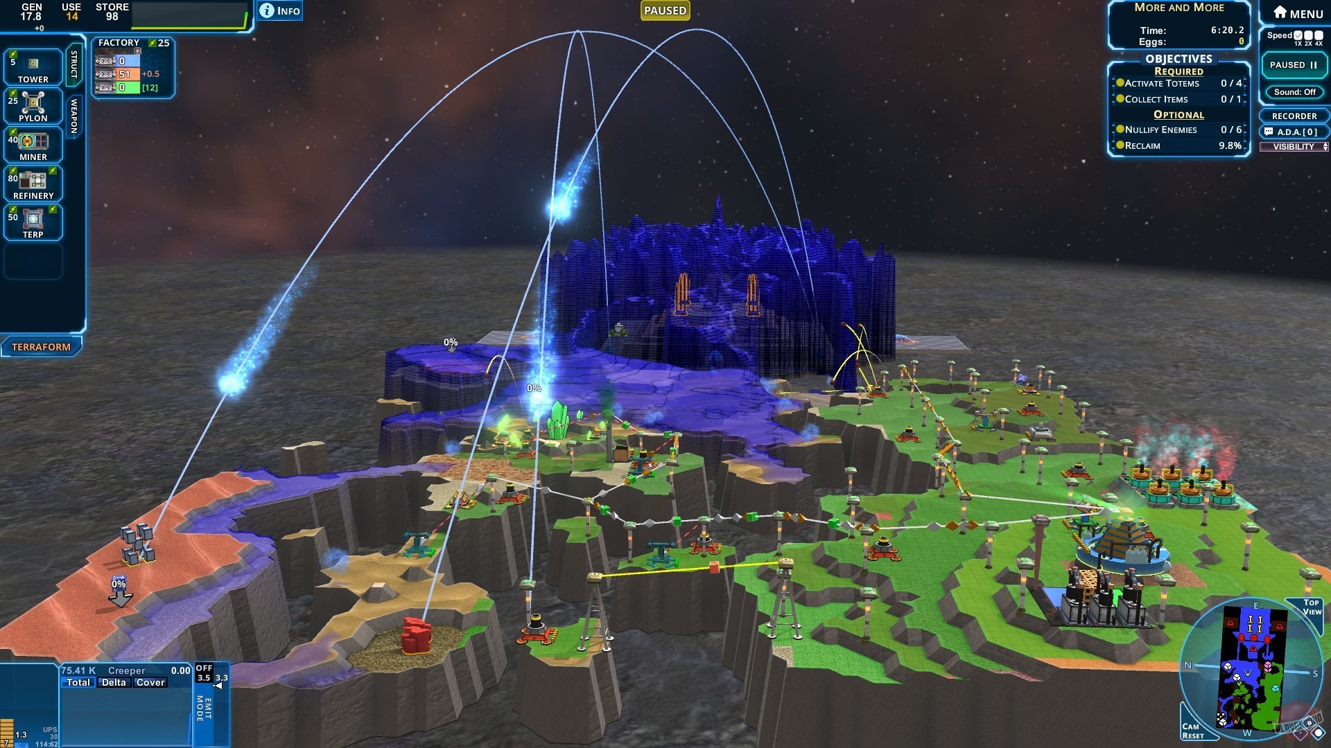 Скриншот из игры Creeper World 4 - 24
