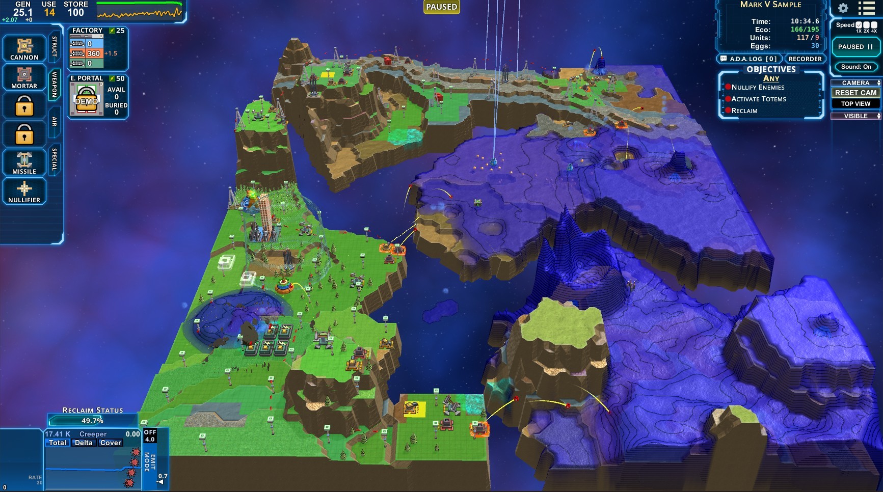 Скриншот из игры Creeper World 4 - 4