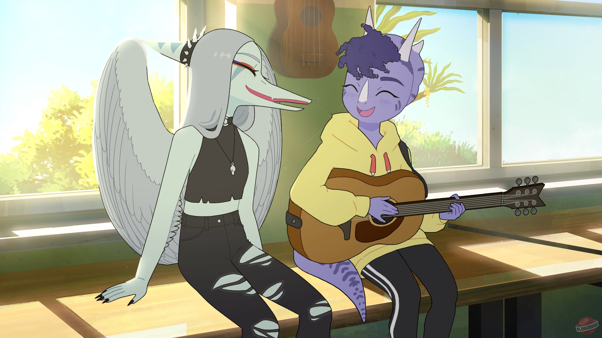 Скриншот из игры Goodbye Volcano High - 8