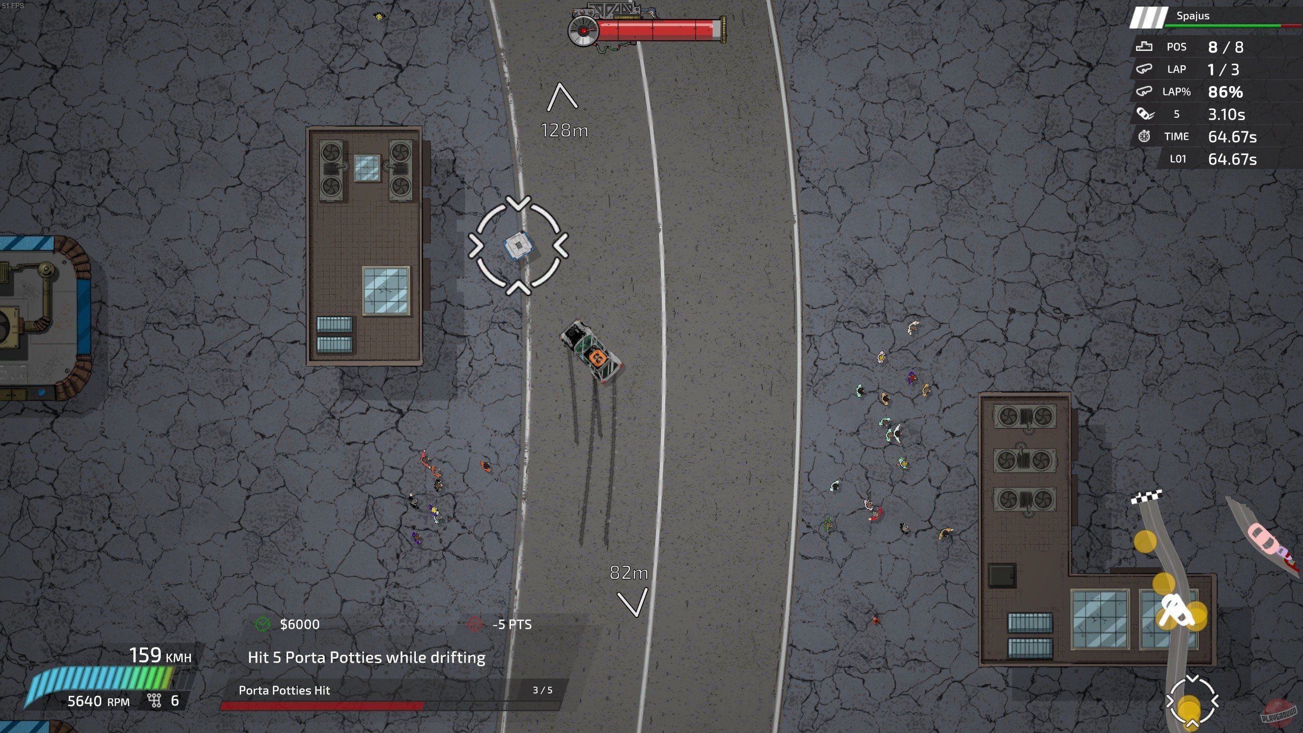 Скриншот из игры Bloody Rally Show - 26