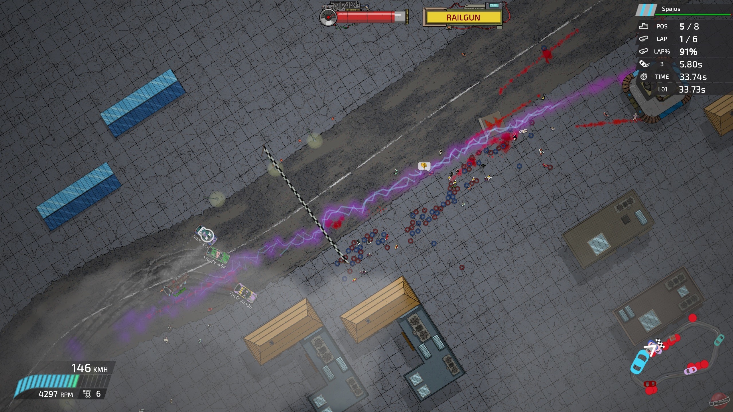 Скриншот из игры Bloody Rally Show - 9