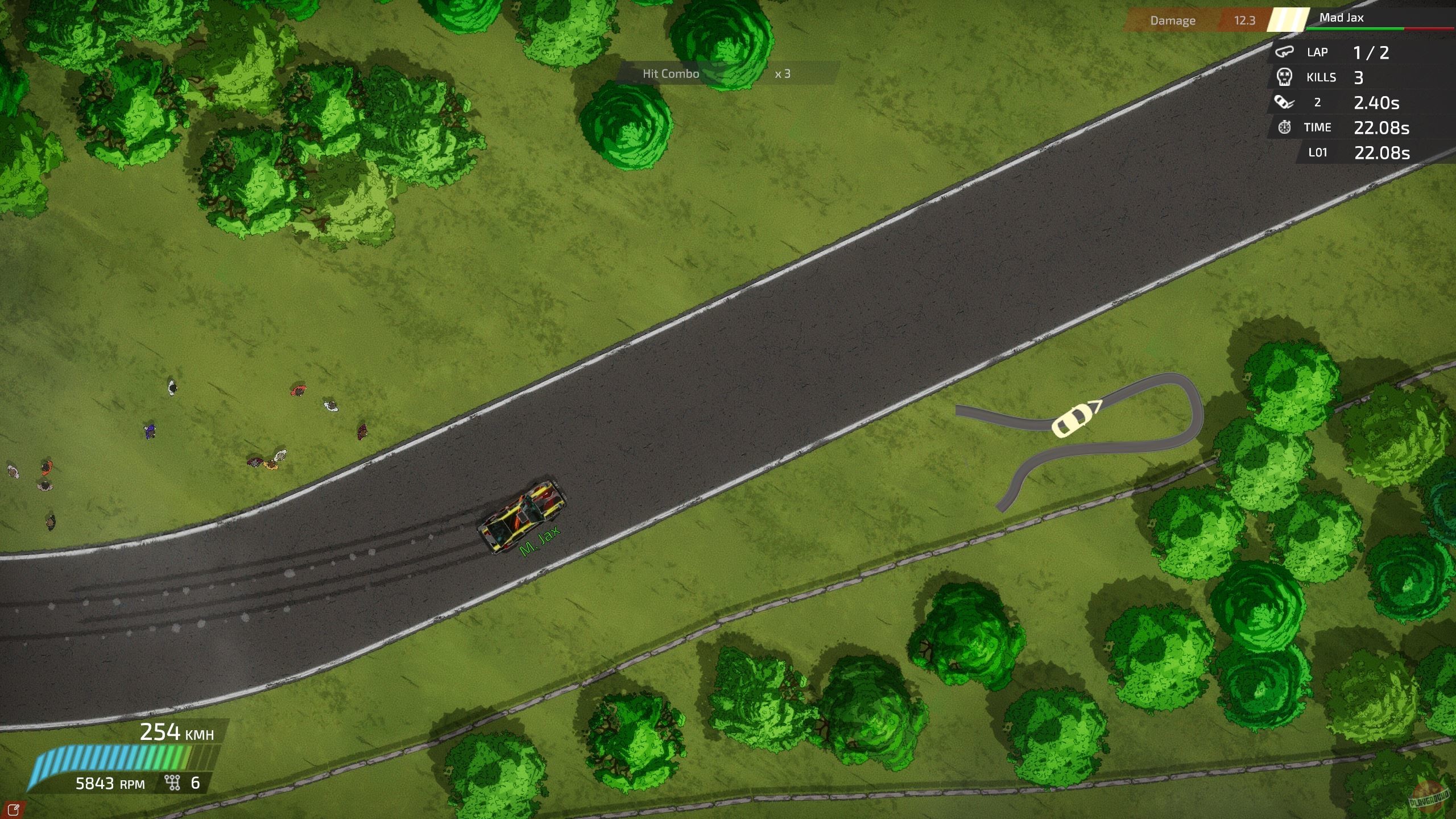 Скриншот из игры Bloody Rally Show - 17