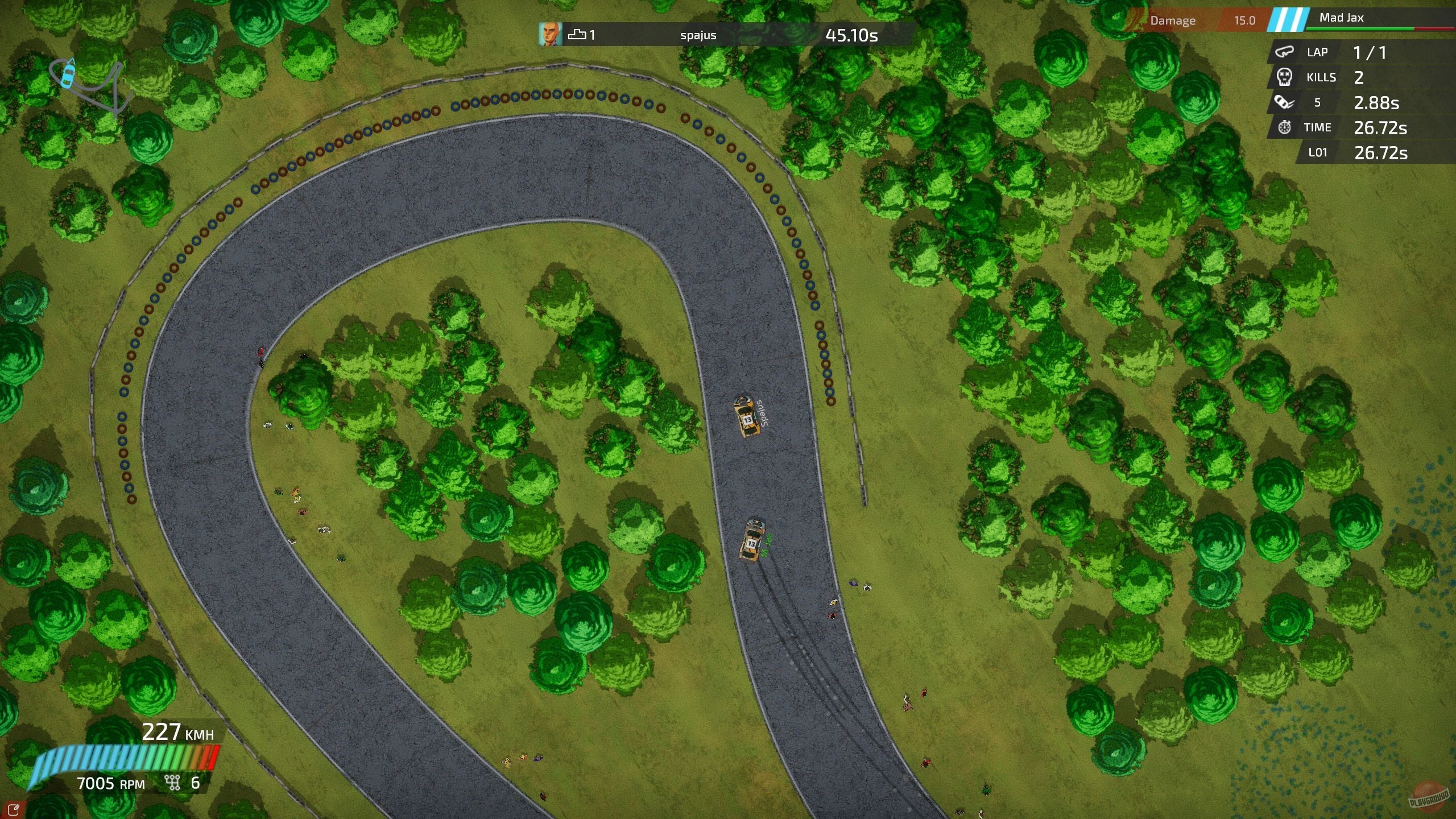 Скриншот из игры Bloody Rally Show - 1