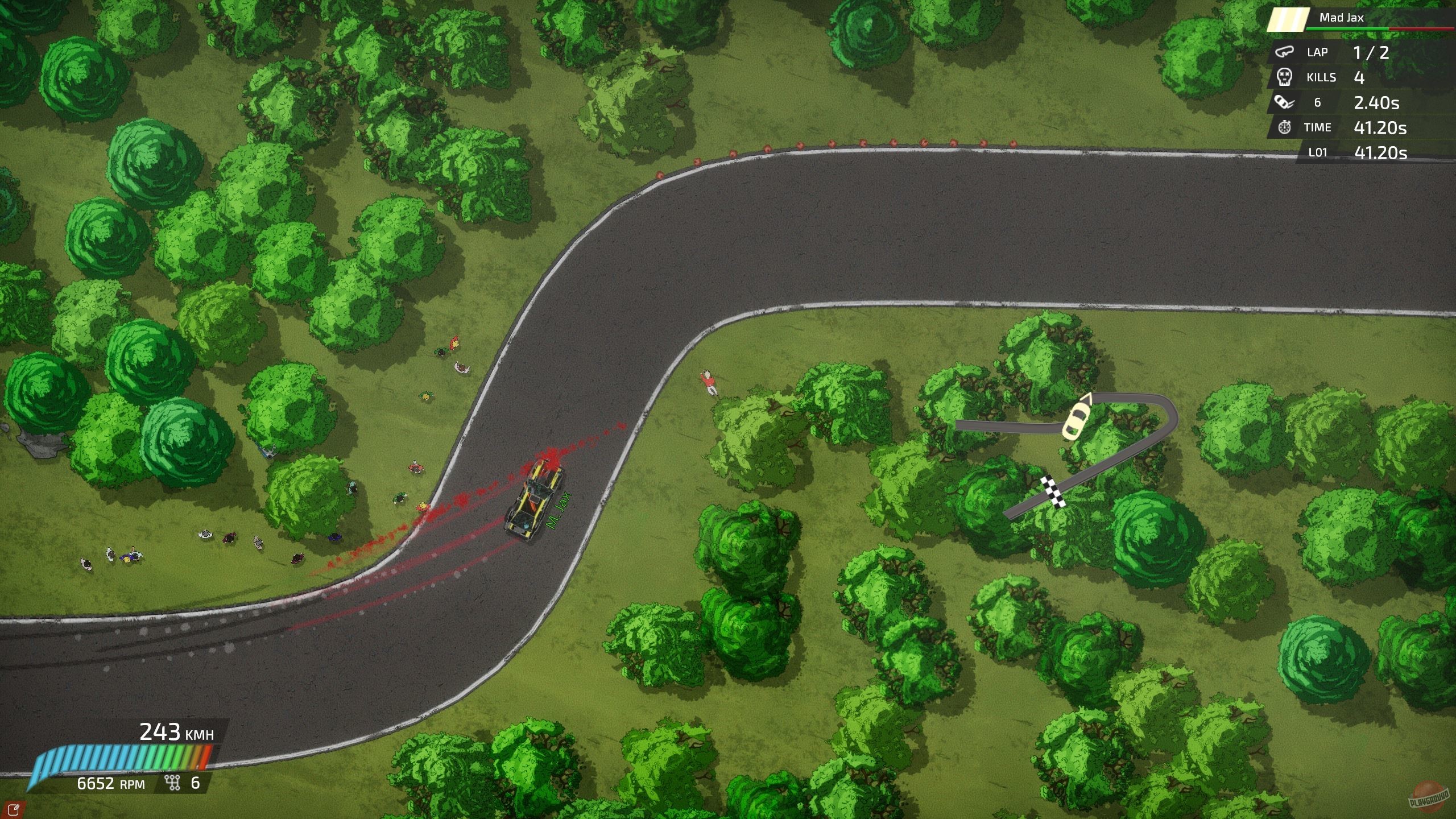 Скриншот из игры Bloody Rally Show - 13