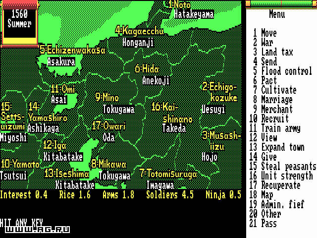Скриншот из игры Nobunaga's Ambition - 10