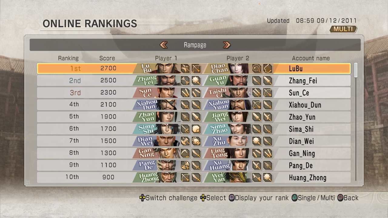 Скриншот из игры DYNASTY WARRIORS 7: Xtreme Legends - 37