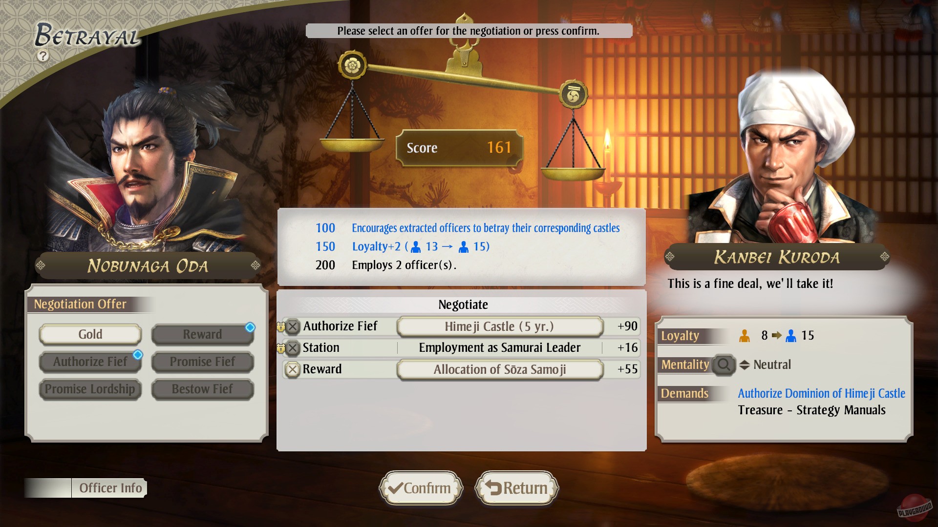 Скриншот из игры Nobunaga's Ambition: Awakening - 28