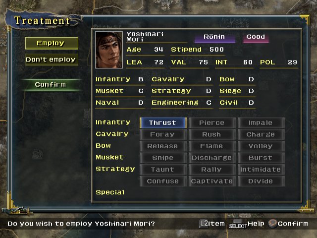 Скриншот из игры Nobunaga's Ambition: Iron Triangle - 38