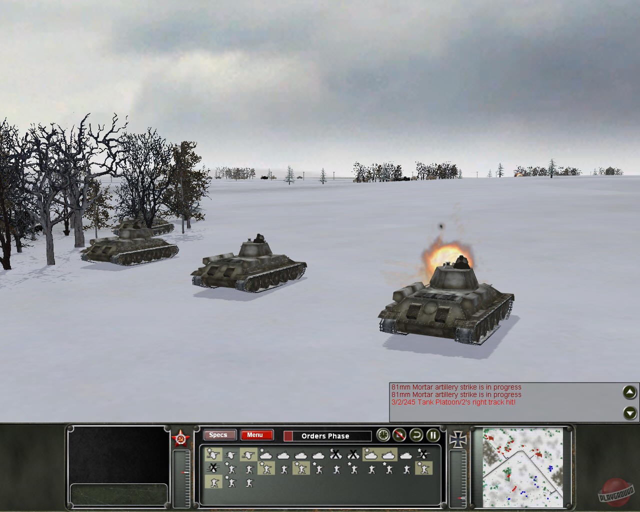 Скриншот из игры Panzer Command: Operation Winter Storm - 11