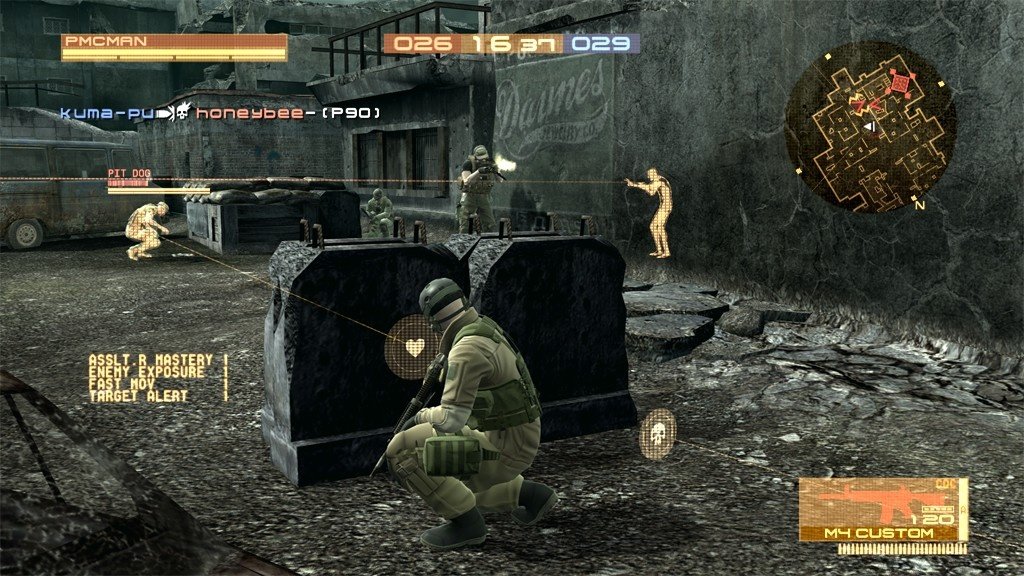 Скриншот из игры Metal Gear Online - 97