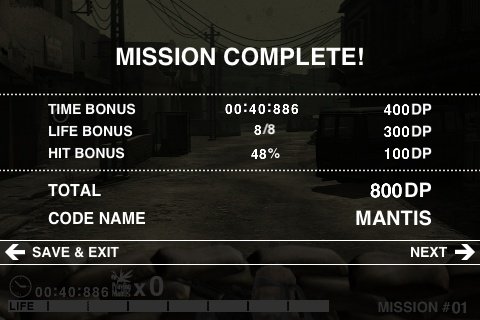 Скриншот из игры Metal Gear Solid Touch - 5