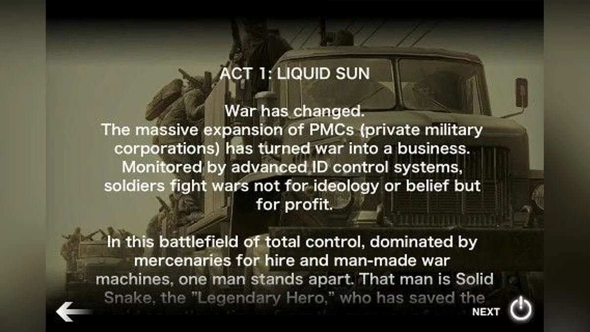 Скриншот из игры Metal Gear Solid Touch - 10