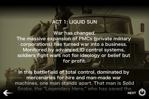 Скриншот из игры Metal Gear Solid Touch - 22