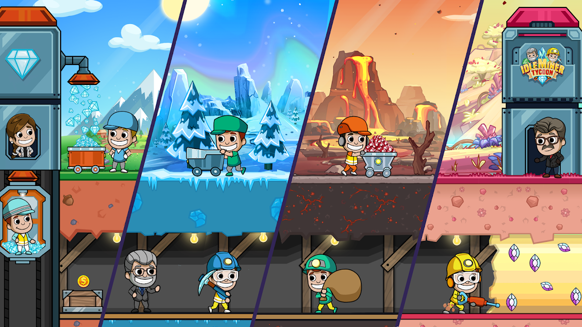 Скриншот из игры Idle Miner Tycoon - 1