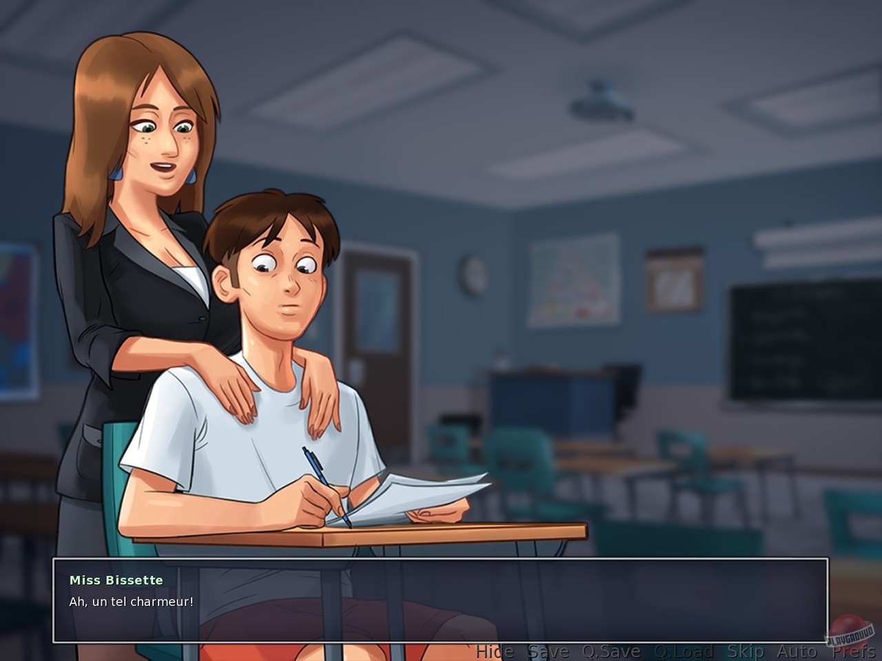 Скриншот из игры Summertime Saga - 6