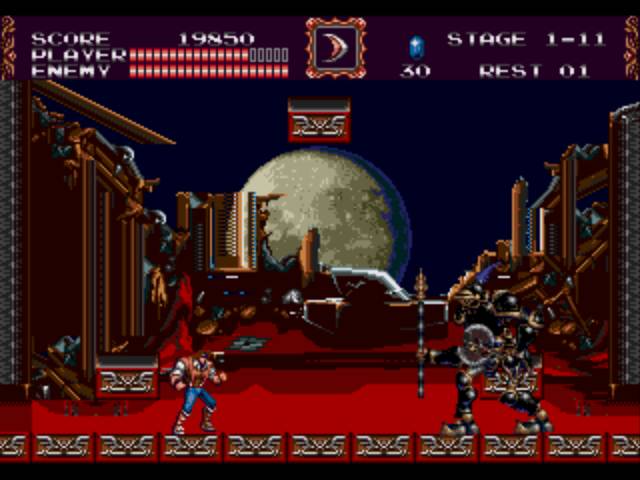 Скриншот из игры Castlevania Bloodlines - 1