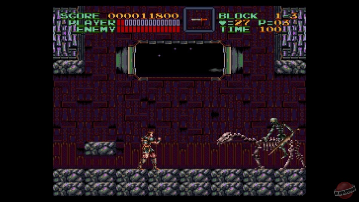 Скриншот из игры Super Castlevania 4 - 1