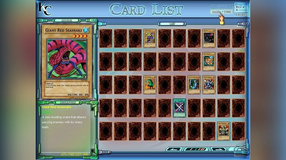 Скриншот из игры Yu-Gi-Oh! Power of Chaos: Kaiba the Revenge - 11
