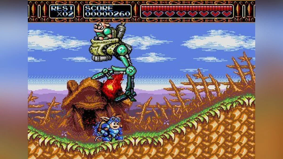 Скриншот из игры Rocket Knight Adventures - 11