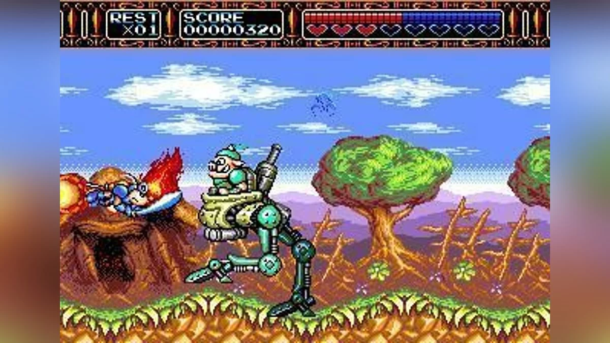 Скриншот из игры Rocket Knight Adventures - 14