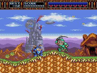 Скриншот из игры Rocket Knight Adventures - 1