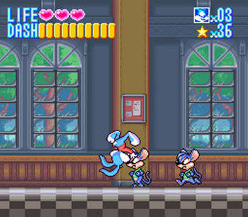 Скриншот из игры Tiny Toon Adventures - Buster Busts Loose! - 6