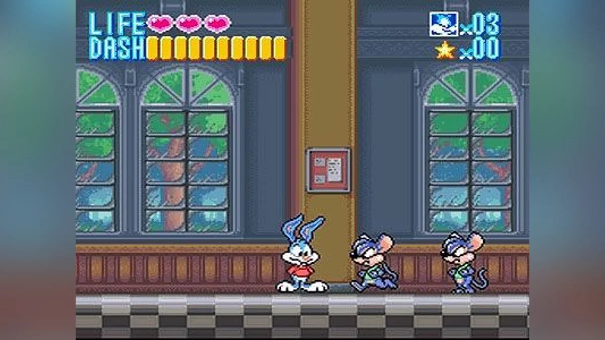 Скриншот из игры Tiny Toon Adventures - Buster Busts Loose! - 5