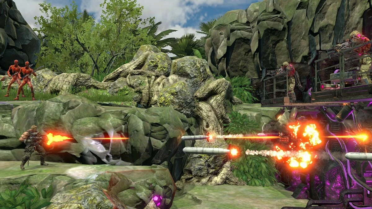 Скриншот из игры CONTRA: ROGUE CORPS - 24