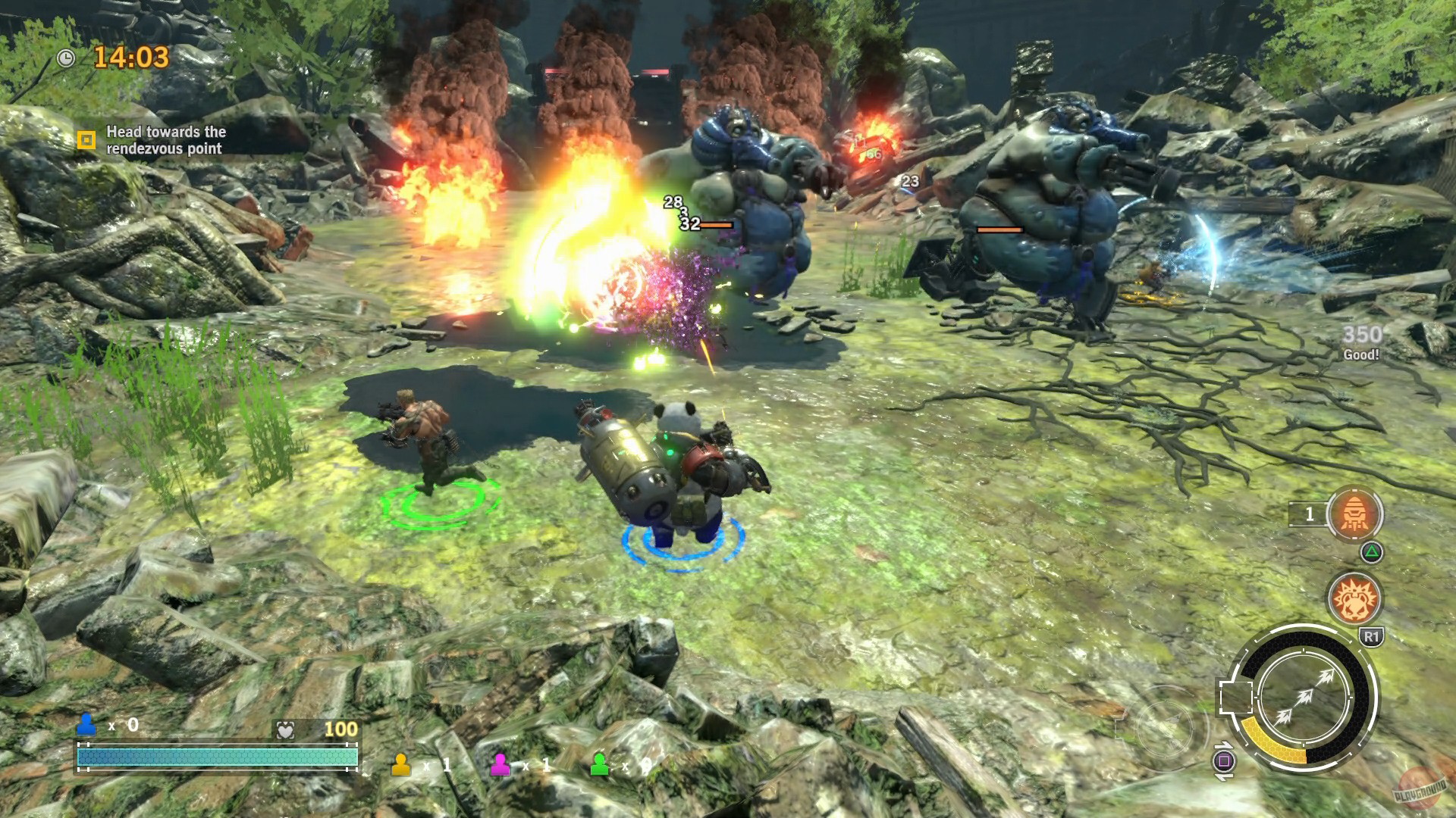 Скриншот из игры CONTRA: ROGUE CORPS - 8