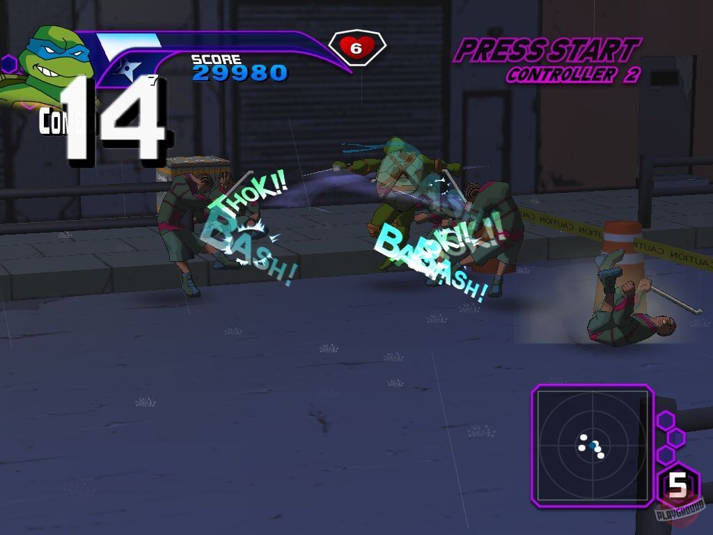 Скриншот из игры Teenage Mutant Ninja Turtles - 2