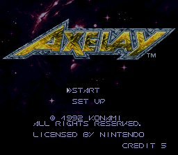Скриншот из игры Axelay - 5