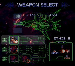 Скриншот из игры Axelay - 16
