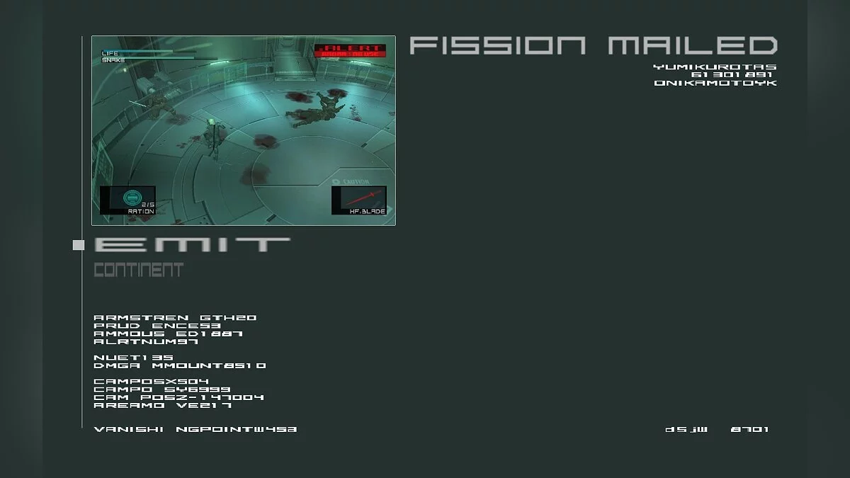 Скриншот из игры Metal Gear Solid 2: Substance - 26