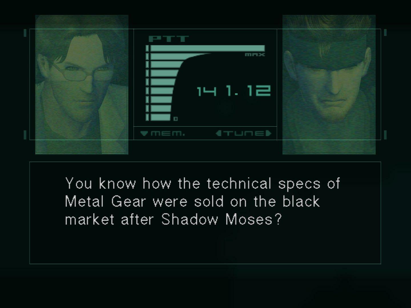 Скриншот из игры Metal Gear Solid 2: Substance - 13