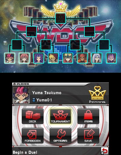 Скриншот из игры Yu-Gi-Oh! Zexal World Duel Carnival - 1