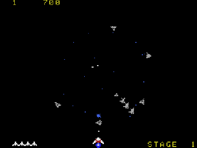 Скриншот из игры Gyruss - 3