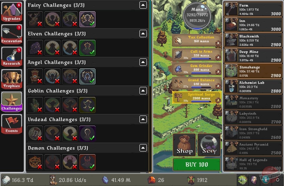 Скриншот из игры Realm Grinder - 17