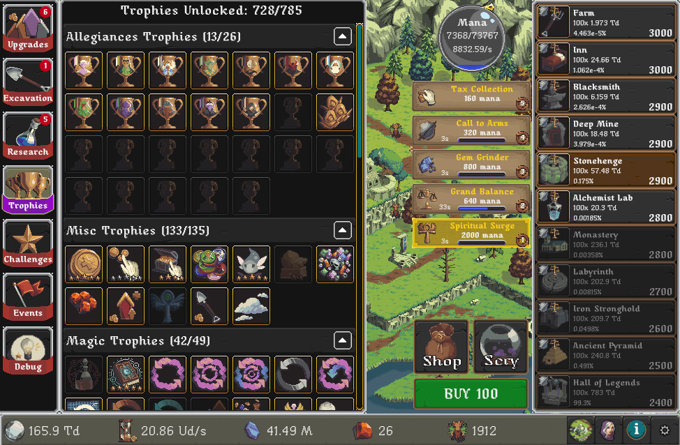 Скриншот из игры Realm Grinder - 9